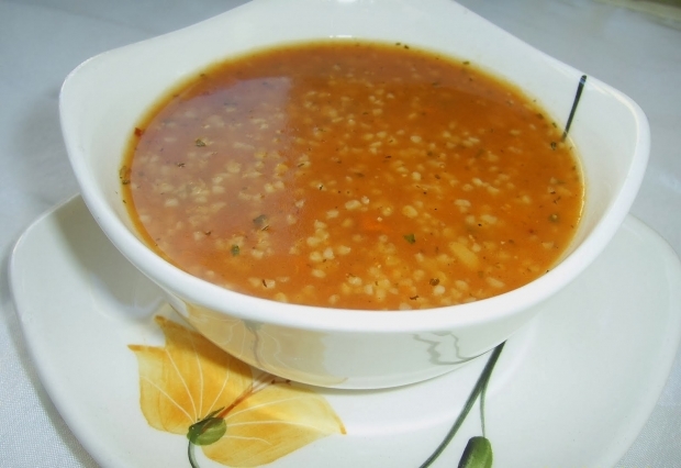 मकई bulgur सूप