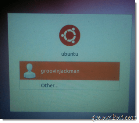 नया ubuntu उपयोगकर्ता चुनें