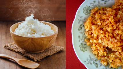 बुलगुर या चावल वजन बढ़ाता है? बुलगुर और चावल के क्या फायदे हैं? चावल खा रहे हैं ...