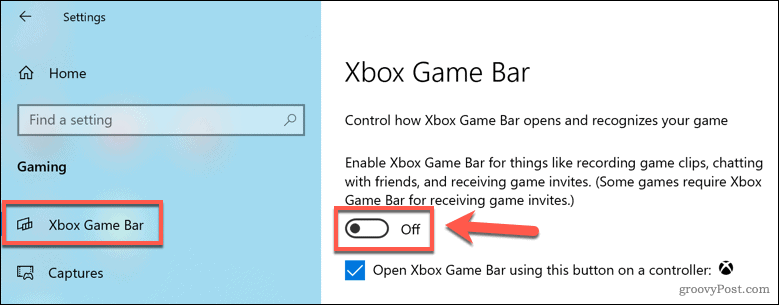 विंडोज 10 में Xbox गेम बार को अक्षम करना