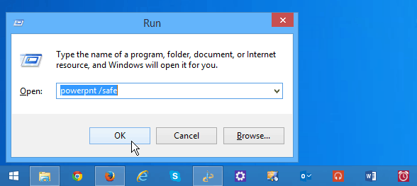 Microsoft Office को सुरक्षित मोड में खोलकर उसका समस्या निवारण करें