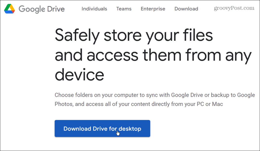 फाइल एक्सप्लोरर में गूगल ड्राइव जोड़ें