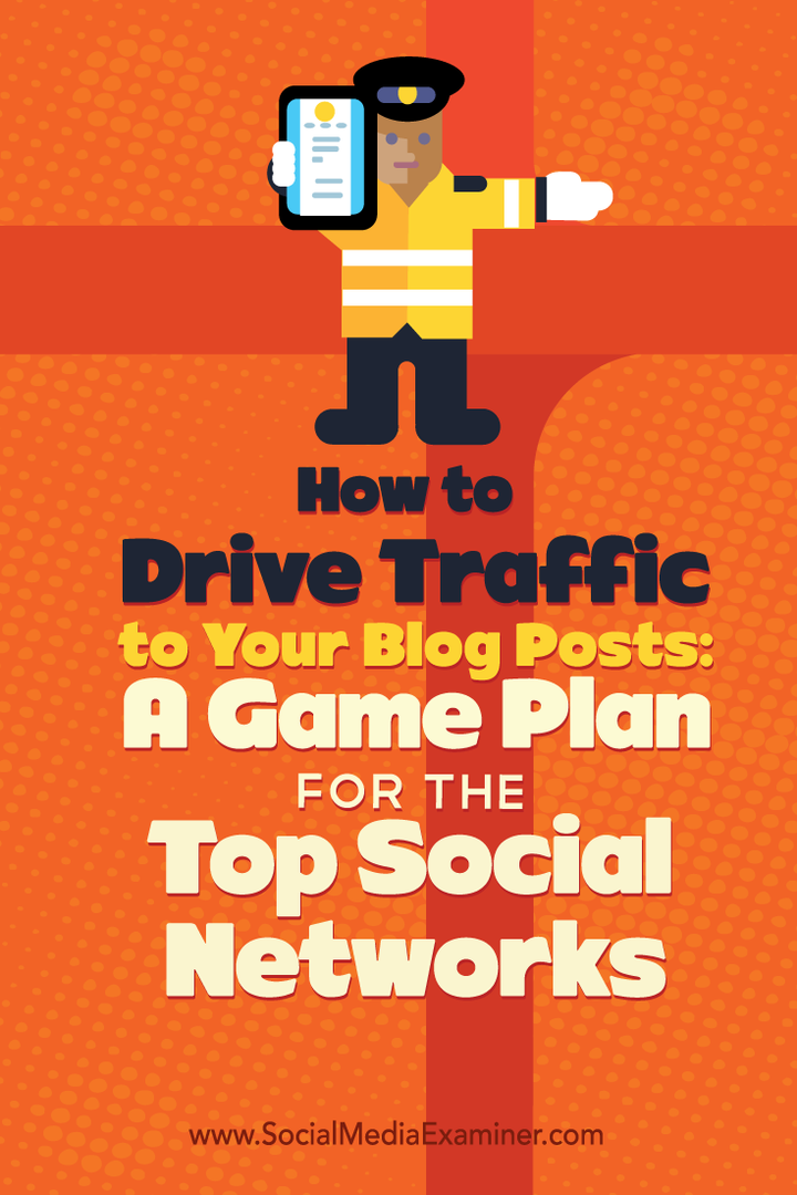 अपने ब्लॉग पोस्ट पर ट्रैफ़िक कैसे चलाएं: शीर्ष सामाजिक नेटवर्क के लिए एक गेम प्लान: सोशल मीडिया परीक्षक