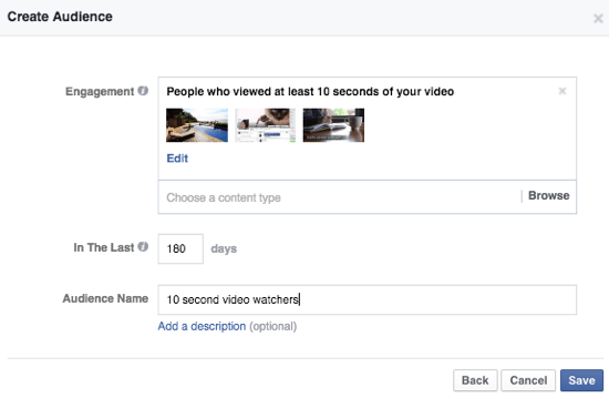 फेसबुक कस्टम दर्शकों को विज्ञापन देता है