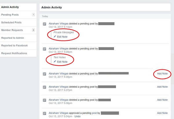 फेसबुक फेसबुक ग्रुप एडमिन के लिए नए नोट्स फीचर की टेस्टिंग करता नजर आ रहा है।