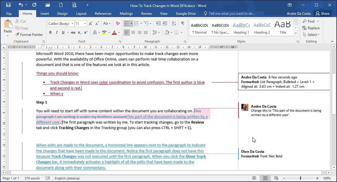 Microsoft Word दस्तावेज़ों में परिवर्तन कैसे ट्रैक करें
