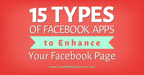 15 प्रकार के फेसबुक ऐप