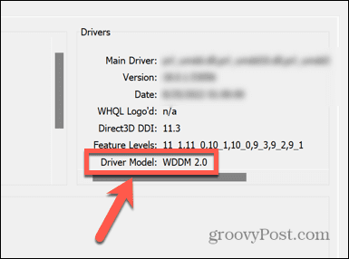 विंडोज 11 dxdiag ड्राइवर मॉडल