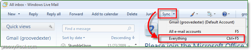 Outlook Live को Windows Live मेल से बदलें