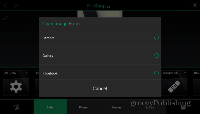 PicShop Android लोड छवि