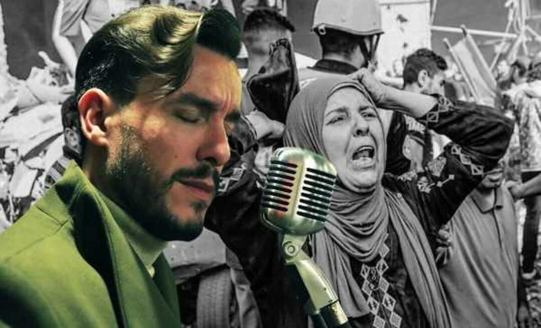 केम एड्रियन, जिन्होंने फ़िलिस्तीनी लोगों के लिए अपना गीत गाया, की कार्रवाई को खूब तालियाँ मिलीं!