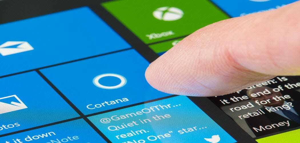 विंडोज़-10-Cortana स्पर्श विशेषताओं