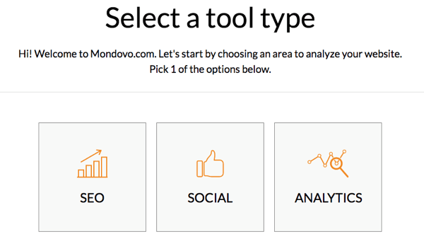 मोंडोवो में एक उपकरण प्रकार का चयन करें।