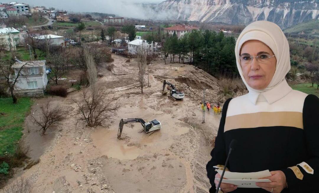 एमाइन एर्दोगन से आया बाढ़ आपदा साझाकरण! "अपने नुकसान के लिए माफी चाहता हुँ"