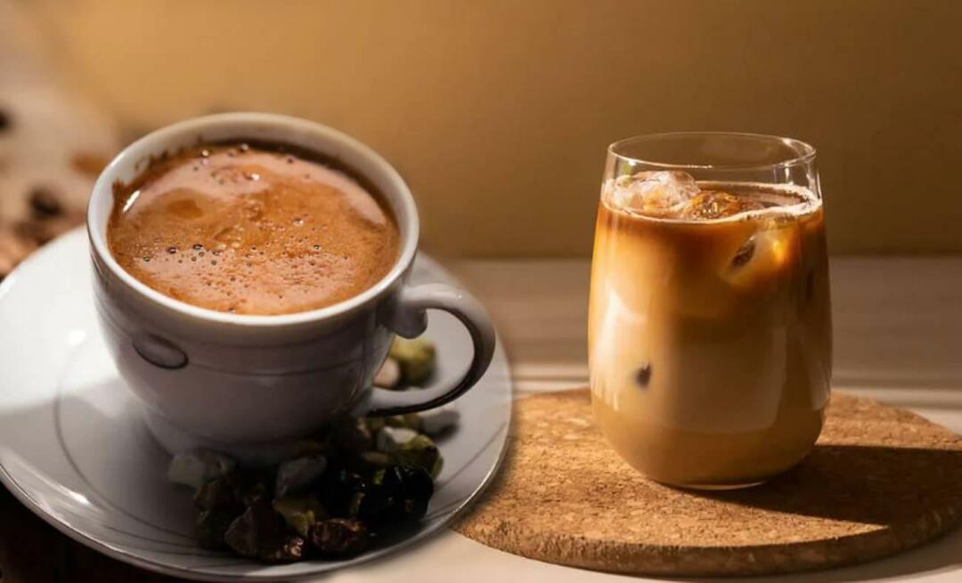 टर्किश कॉफ़ी के साथ आइस्ड कॉफ़ी कैसे बनाएं? तुर्की कॉफ़ी से कोल्ड कॉफ़ी बनाना