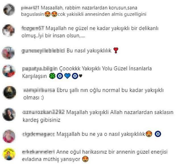 Ebru Şallı ने अपने 18 साल के बेटे को साझा किया! उस फ्रेम पर कमेंट्स की बौछार हो गई...