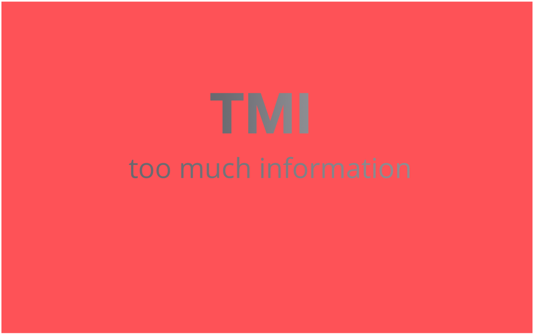 "टीएमआई" का क्या अर्थ है और मैं इसका उपयोग कैसे करूं?