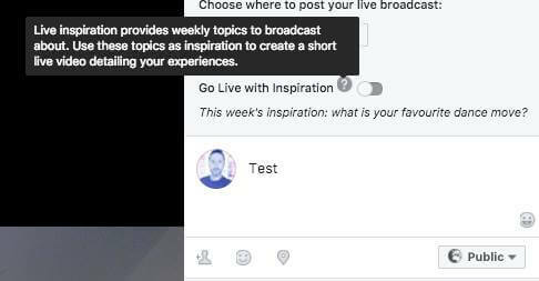 फेसबुक एक नए लाइव वीडियो फीचर का परीक्षण करता दिखाई देता है, जो ब्रॉडकास्टर्स को प्रसारण के बारे में साप्ताहिक विषयों के सुझाव देता है।