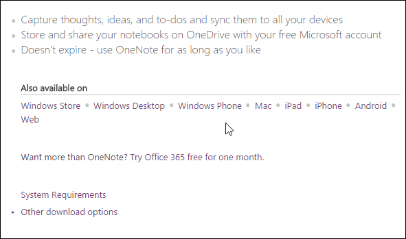 OneNote डाउनलोड करें