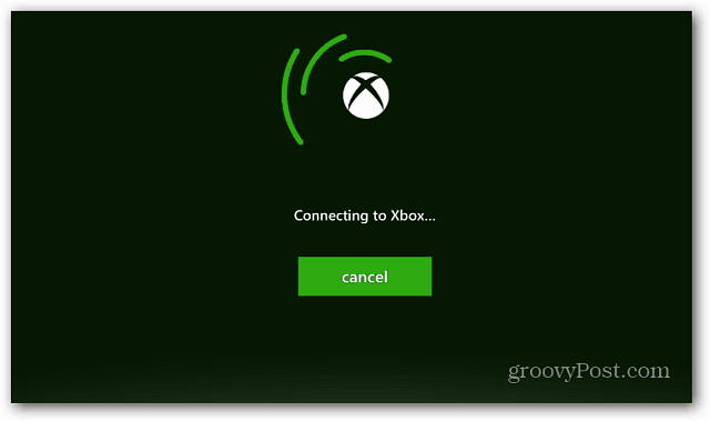 Xbox से कनेक्ट कर रहा है