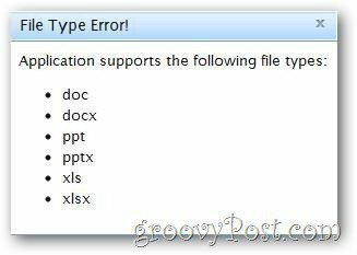 फ़ाइल प्रकार समर्थित नहीं हैं