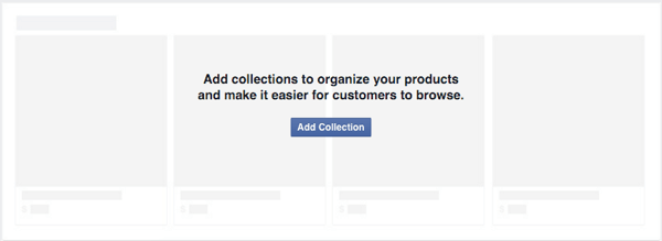 फेसबुक दुकान उत्पादों को व्यवस्थित करने के लिए संग्रह जोड़ें