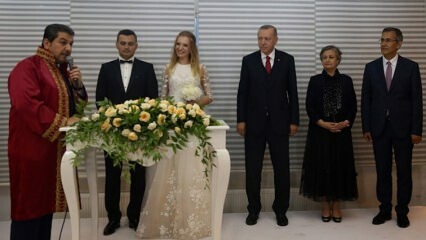 राष्ट्रपति एर्दोगन 2 जोड़ों के विवाह में शामिल हुए