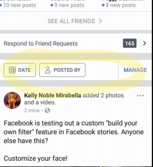 फेसबुक आपके, आपके दोस्तों, या हर किसी के द्वारा बनाई गई पोस्ट को सर्च करने, फ़िल्टर करने और प्रबंधित करने का एक आसान तरीका है।