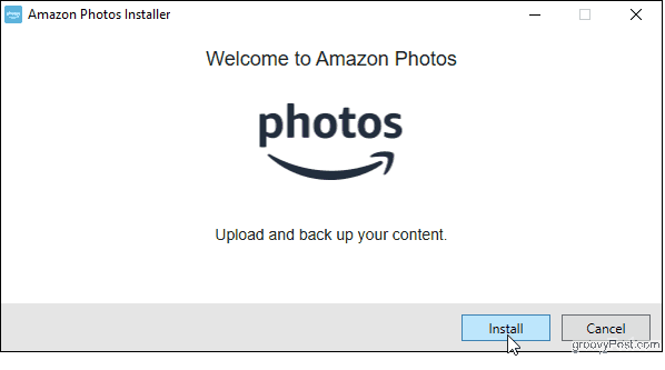 Amazon Photos डेस्कटॉप ऐप इंस्टॉल करें