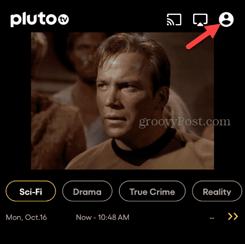 प्लूटो टीवी खाता हटाएं