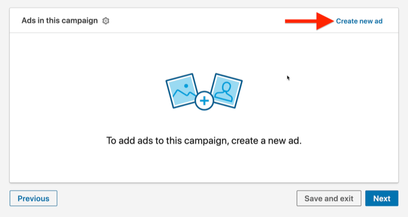 उदाहरण के लिए लिंक किए गए विज्ञापन अभियान विज्ञापन स्तर के साथ नया विज्ञापन विकल्प बनाया गया है