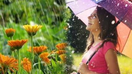 क्या अप्रैल की बारिश ठीक है? बारिश के पानी को पढ़ने के लिए क्या प्रार्थनाएं हैं? अप्रैल बारिश के फायदे