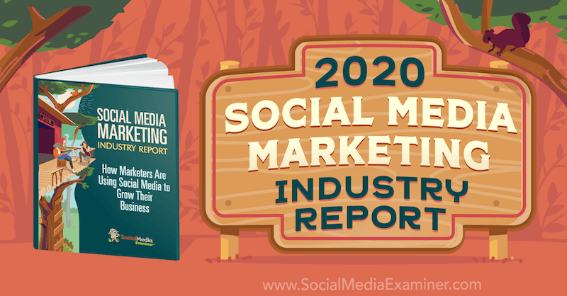 2020 सोशल मीडिया परीक्षक पर माइकल स्टेल्ज़र द्वारा सोशल मीडिया मार्केटिंग इंडस्ट्री रिपोर्ट।