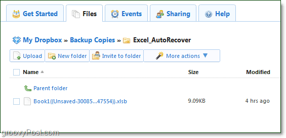 ड्रॉपबॉक्स आपके कार्यालय की फाइलों को संग्रहित करता है
