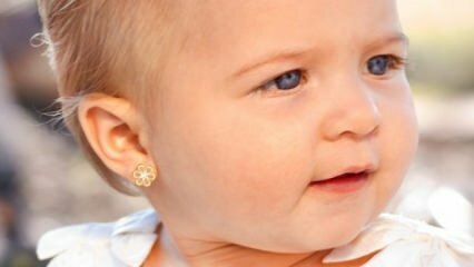 शिशुओं के कान कब छिदवाने चाहिए?