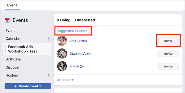 फेसबुक लोगों को सुझाव देगा कि वे आपके मित्र हैं जो पहले विकल्प के रूप में होस्ट पेज को पसंद करते हैं।