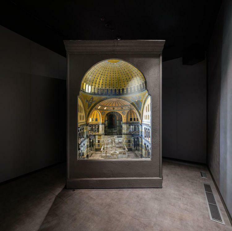 हागिया सोफिया ऐतिहासिक संग्रहालय के दृश्य