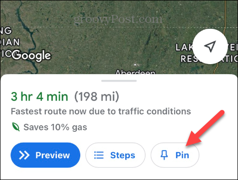Google मानचित्र पर एक मार्ग सहेजें