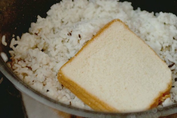 अगर आप चावल पर रोटी डालें ...