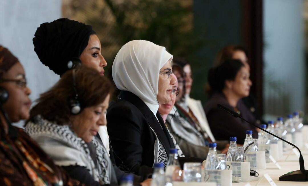 प्रथम महिला एर्दोआन की ओर से फ़िलिस्तीन के लिए एक हृदय साझा करना! "हम अपनी एकजुटता जारी रखने के लिए प्रतिबद्ध हैं!"