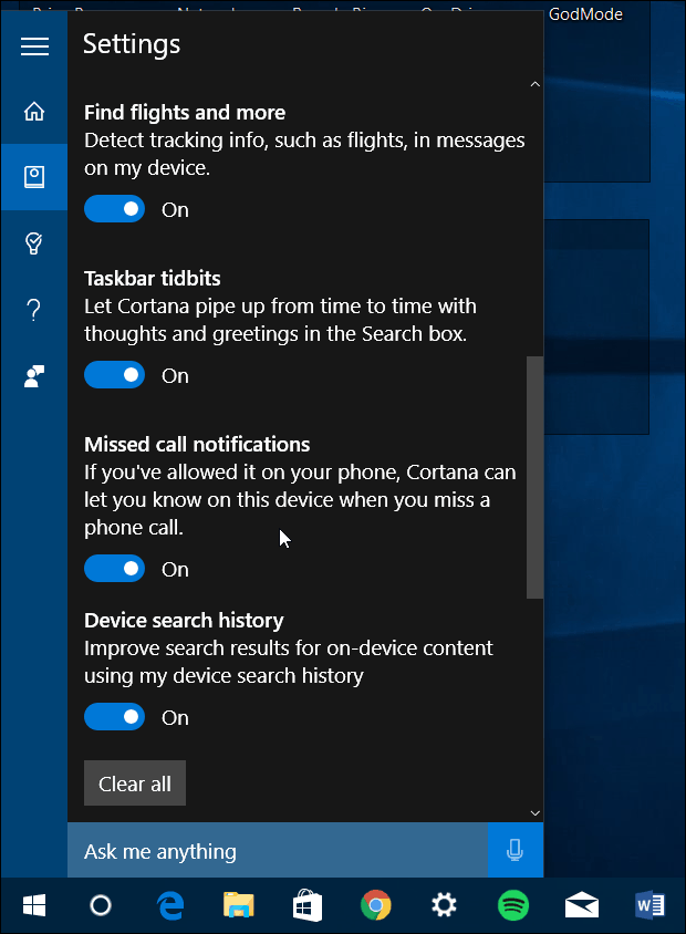 Cortana सुधार