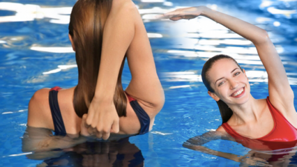 3 आंदोलनों में पेट फिट! सबसे प्रभावी पेट की गतिविधियाँ जो आप पानी में कर सकते हैं