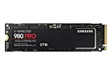 Samsung 980 PRO SSD 2TB PCIe NVMe Gen 4 गेमिंग M.2 इंटरनल सॉलिड स्टेट ड्राइव मेमोरी कार्ड, अधिकतम स्पीड, थर्मल कंट्रोल, MZ-V8P2T0B
