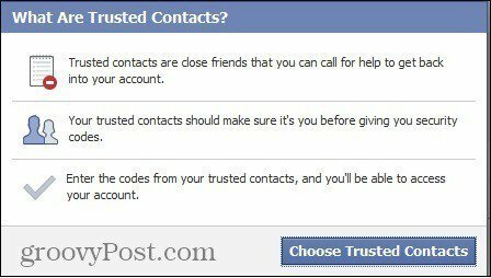 फेसबुक ने संपर्कों पर भरोसा किया
