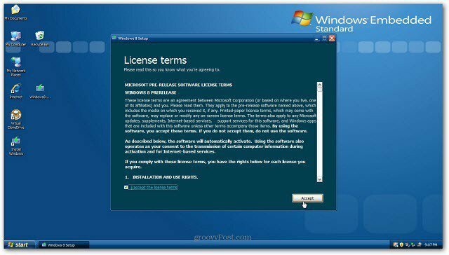 Windows 8 में XP को स्थापित करने के लिए नवीनीकरण कैसे करें