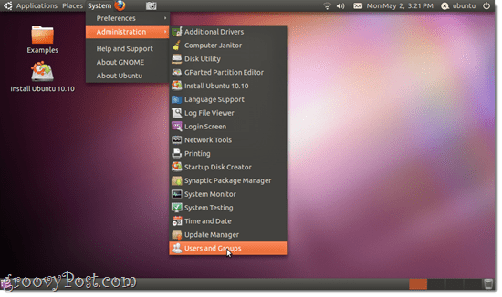 ubuntu में उपयोगकर्ता और समूह जोड़ें