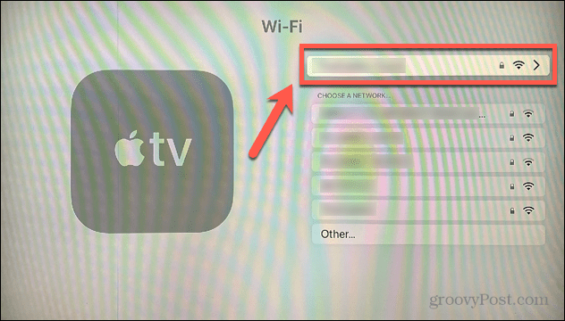एप्पल टीवी वाईफाई कनेक्शन