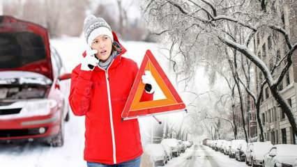 सर्दियों में सड़क पर न रहने के लिए आपको क्या ध्यान देना चाहिए? सड़क पर वाहन फंसने से रोकने के लिए...