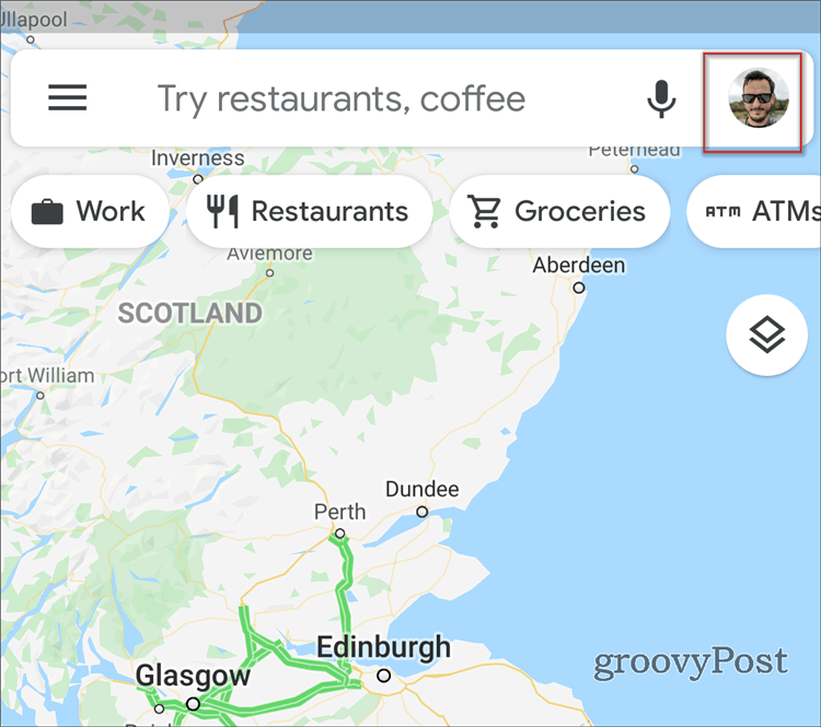 Google नक्शे Incongnito प्रोफ़ाइल तस्वीर