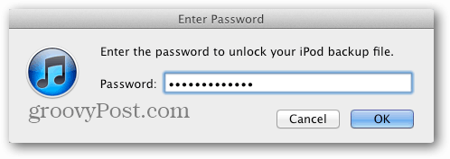 पासवर्ड पुनर्स्थापित करें